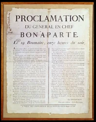 ナポレオンの宣言I（1769-1821）19ブルメールアン8（1799年11月10日）